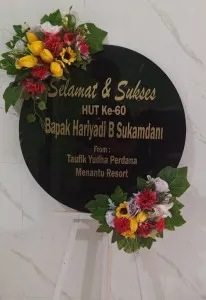 Papan Akrilik Ucapan Ulang Tahun Rajeg